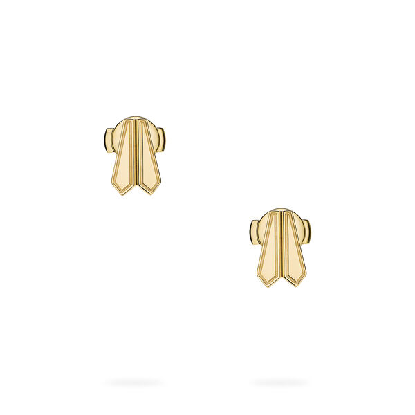 Yellow Gold Stud Earrings